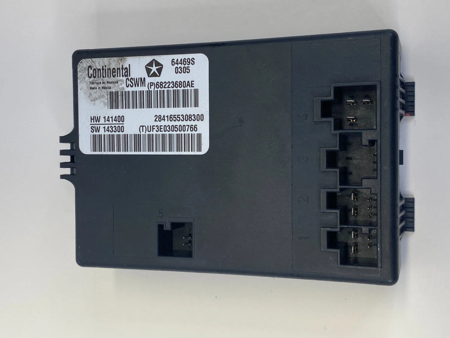 2015-2017 CHRYSLER 200 HEATED SEAT CONTROL MODULE UNIT 68223680AE OEM