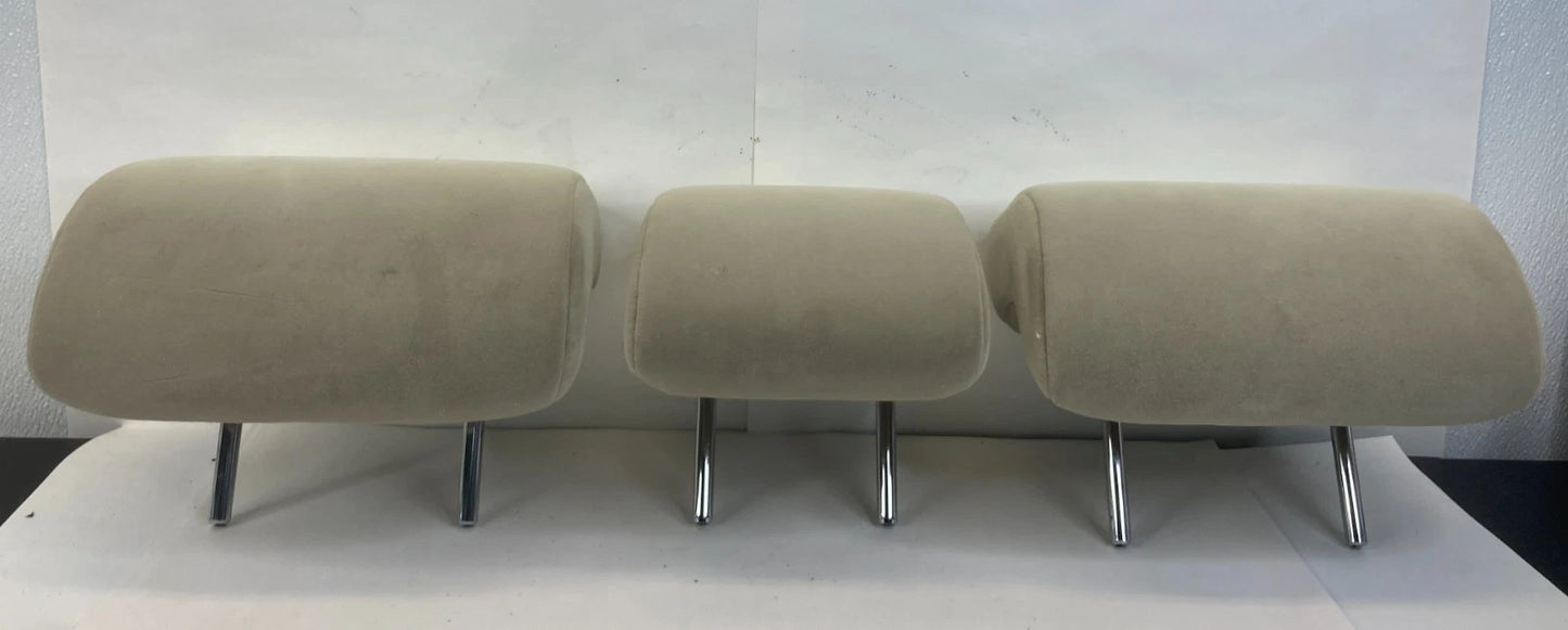 2007-2011 TOYOTA CAMRY REAR SEAT HEADREST HEAD REST SET OF 3 OEM