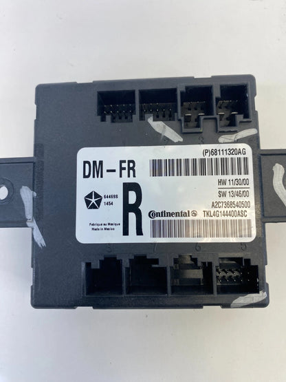 2015-2017 CHRYSLER 200 FRONT RIGHT SIDE DOOR COMPUTER CONTROL MODULE 68111320AG