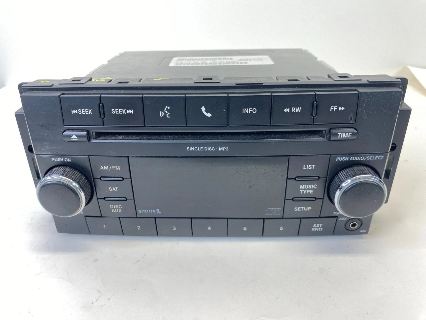 2011 DODGE CALIBER RADIO AUDIO RECEIVER UNIT CD MP3 AUX OEM FACTORY 05091226AD