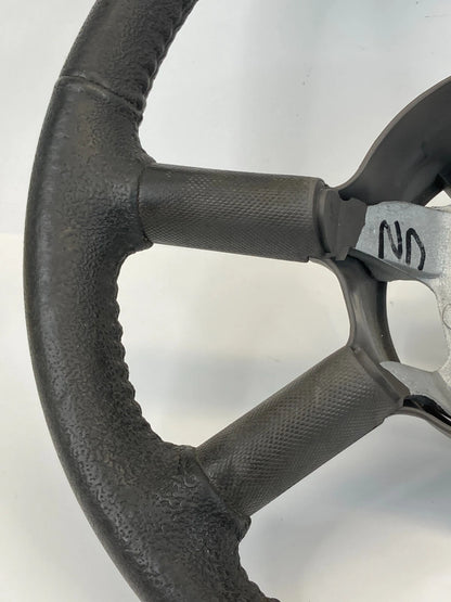 2001 2002 CHRYSLER PT CRUISER BLACK LEATHER STEERING WHEEL WITHOUT CONTROLS OEM