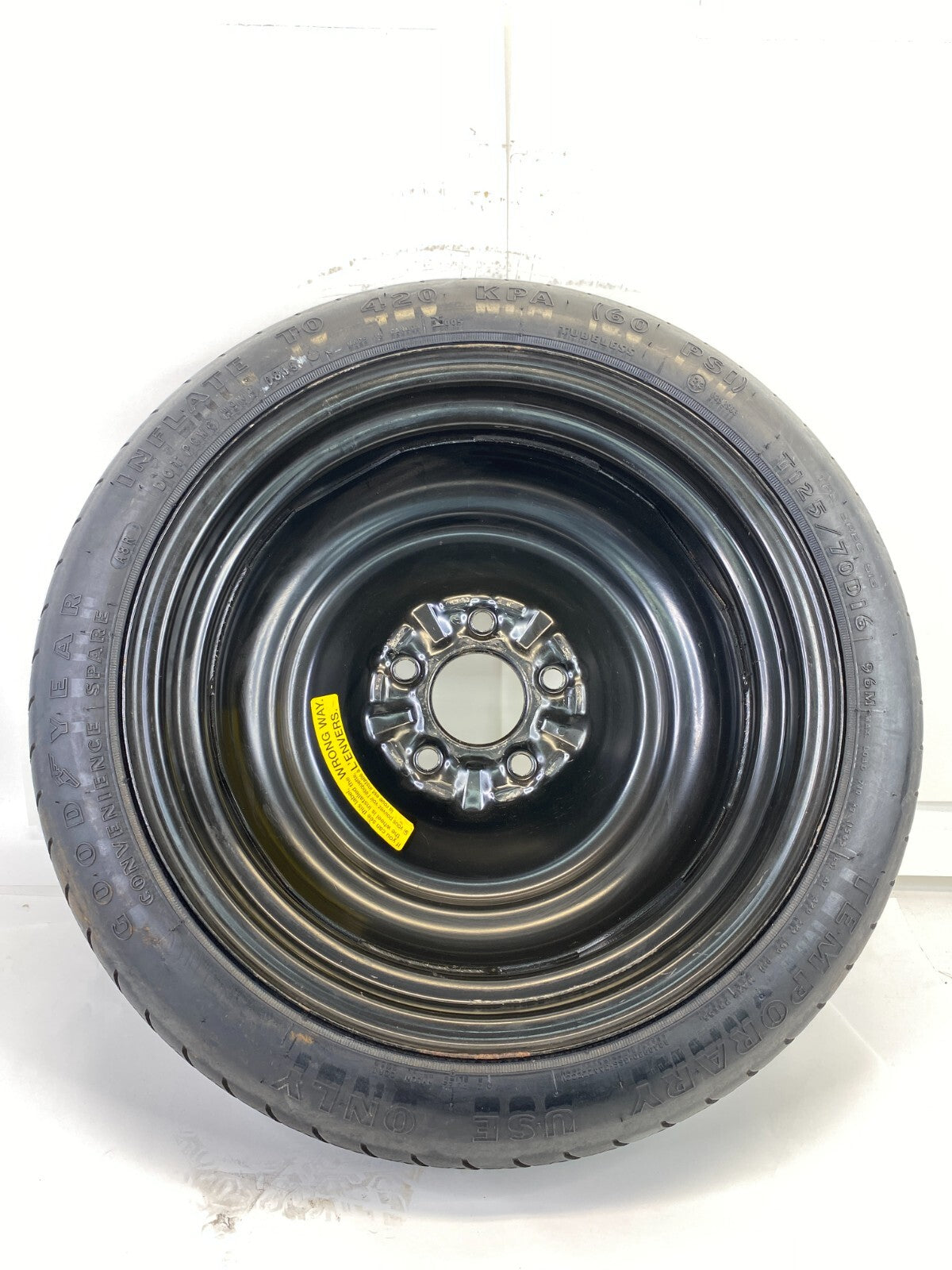 2002-2012 Mitsubishi Galant Emergency Spare Tire Compact Donut T125/70D16 96M