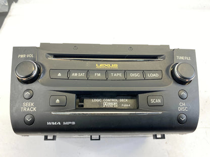 2007 2008 LEXUS GS350 AM/FM RADIO RECEIVER CD DISC TAPE CASSETTE PLAYER MP3 WMA