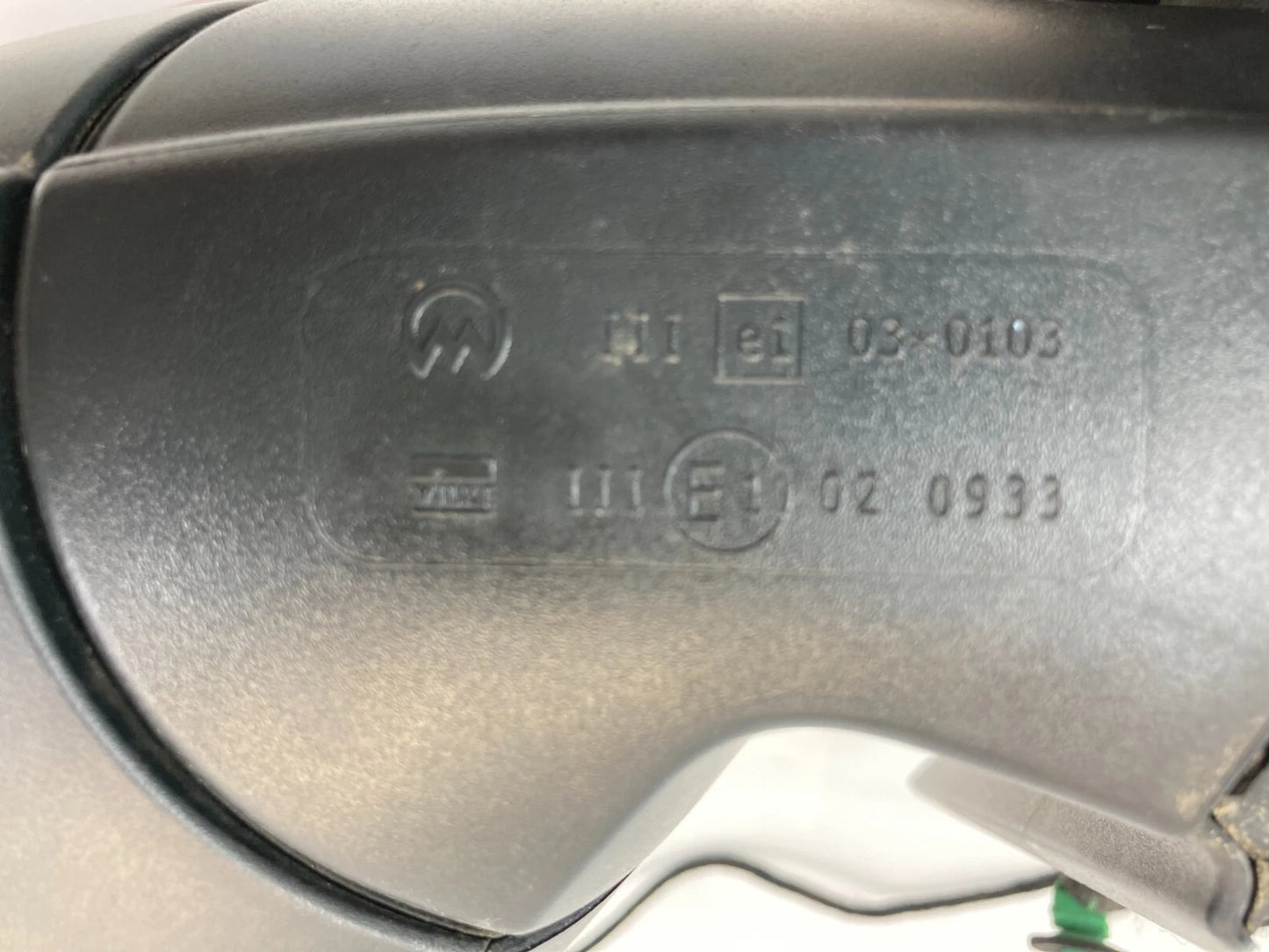 09-17 VOLKSWAGEN TIGUAN PASSENGER SIDE VIEW POWER DOOR MIRROR 5N1-857-502 OEM