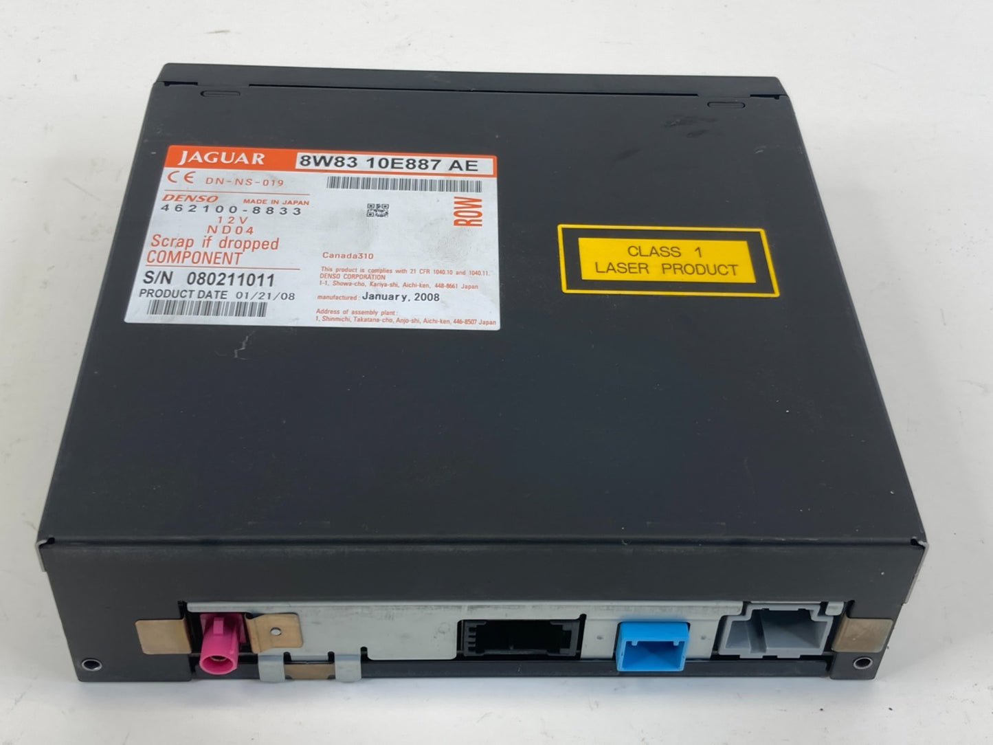 09-15 Jaguar XF Navigation DVD Player Control Unit Receiver 8W83-10E887-AE OEM