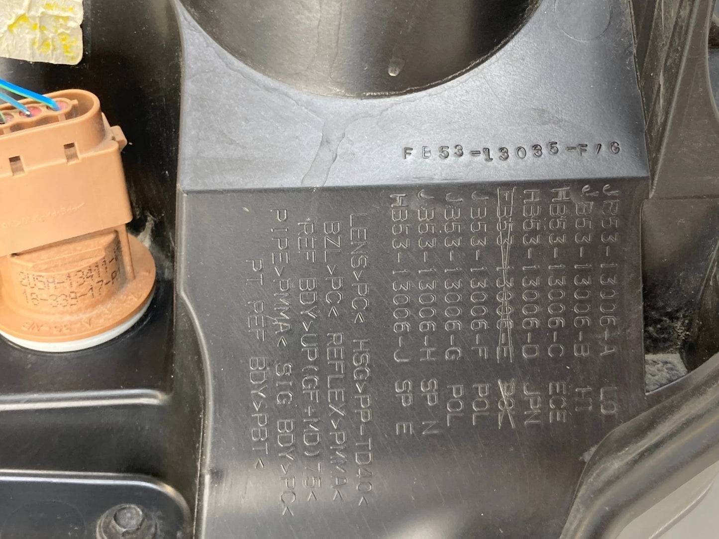 16-19 FORD EXPLORER INTERCEPTOR UTILITY FRONT LEFT HEADLIGHT LAMP LED JB53-13005