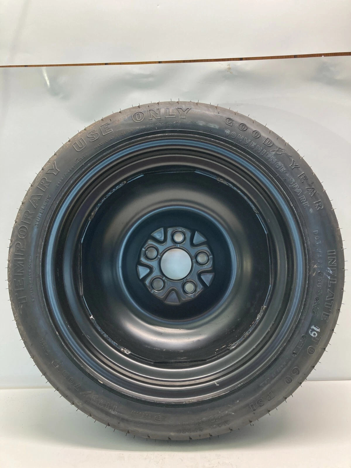 1993 93 CHRYSLER IMPERIAL SPARE TIRE WHEEL COMPACT DONUT T125/70D15 OEM