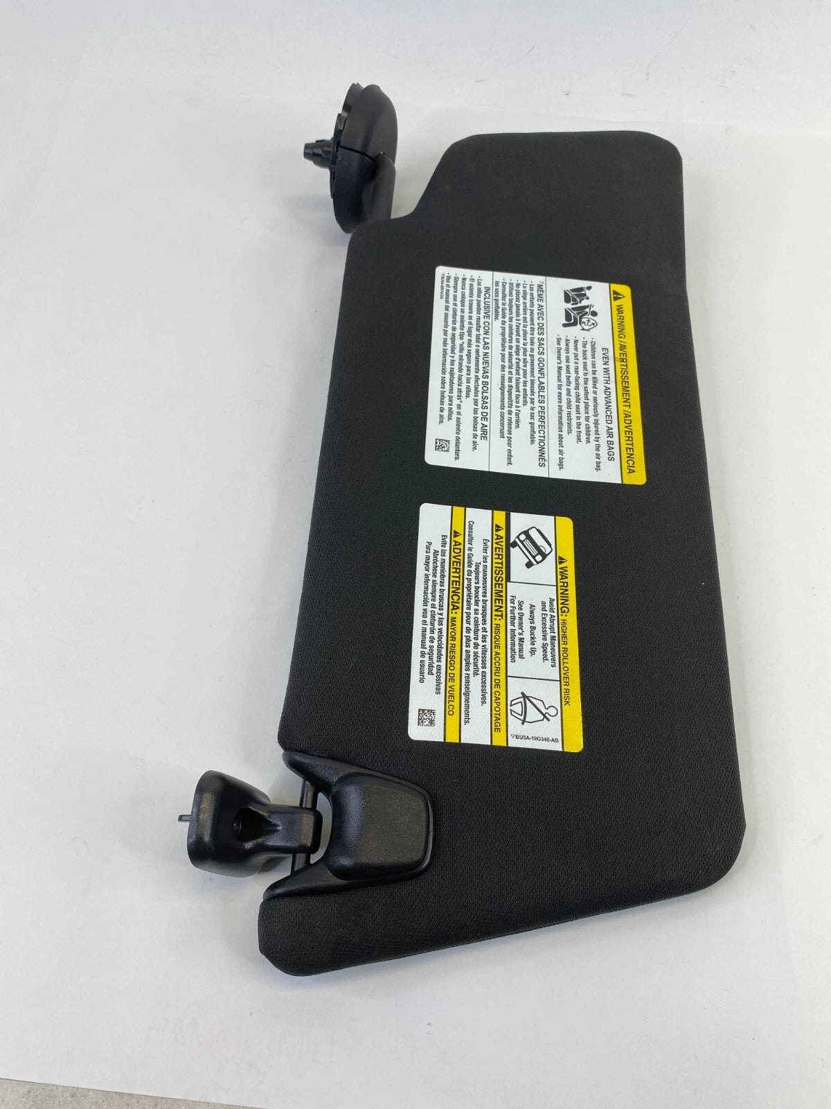 13-15 FORD POLICE INTERCEPTOR UTILITY FRONT LEFT DRIVER SIDE SUNVISOR SUN VISOR
