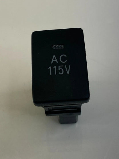 2009 2010 PONTIAC VIBE 2.4L DASHBOARD AC INVERTER SWITCH BUTTON 115V 15B118 OEM