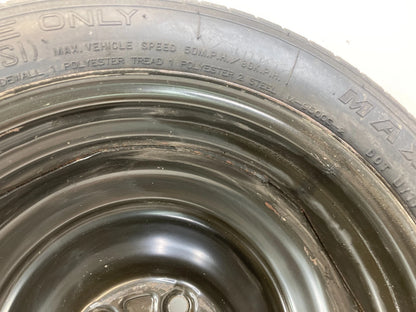 2012-2018 FORD FOCUS EMERGENCY SPARE TIRE WHEEL COMPACT T125/80 R16 E4-0233368