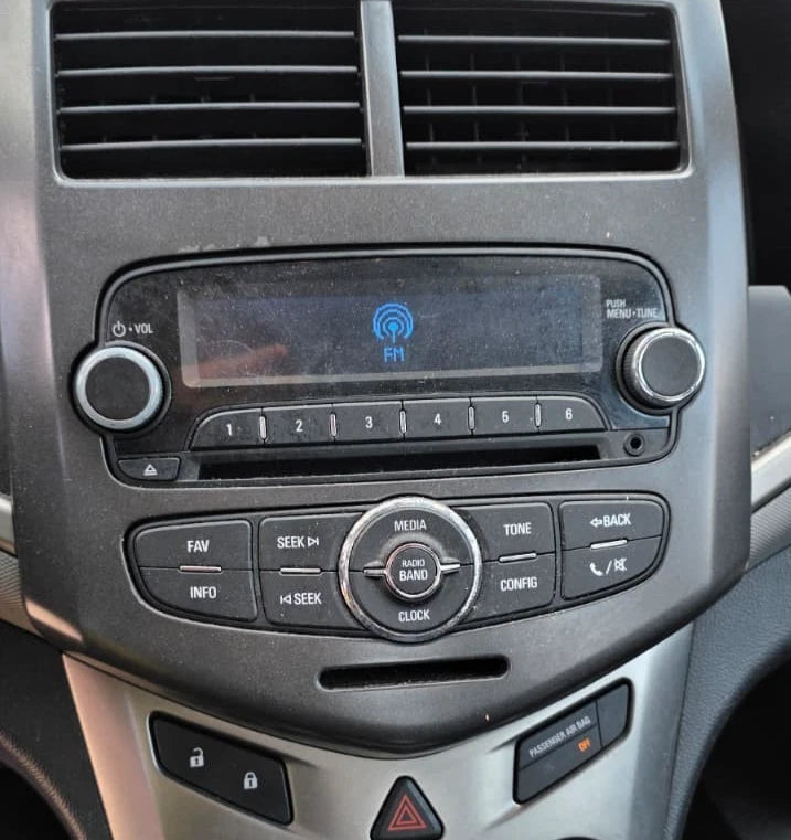 2012-2015 CHEVROLET SONIC AM/FM RADIO DISC CD PLAYER BLUETOOTH STEREO 95365926