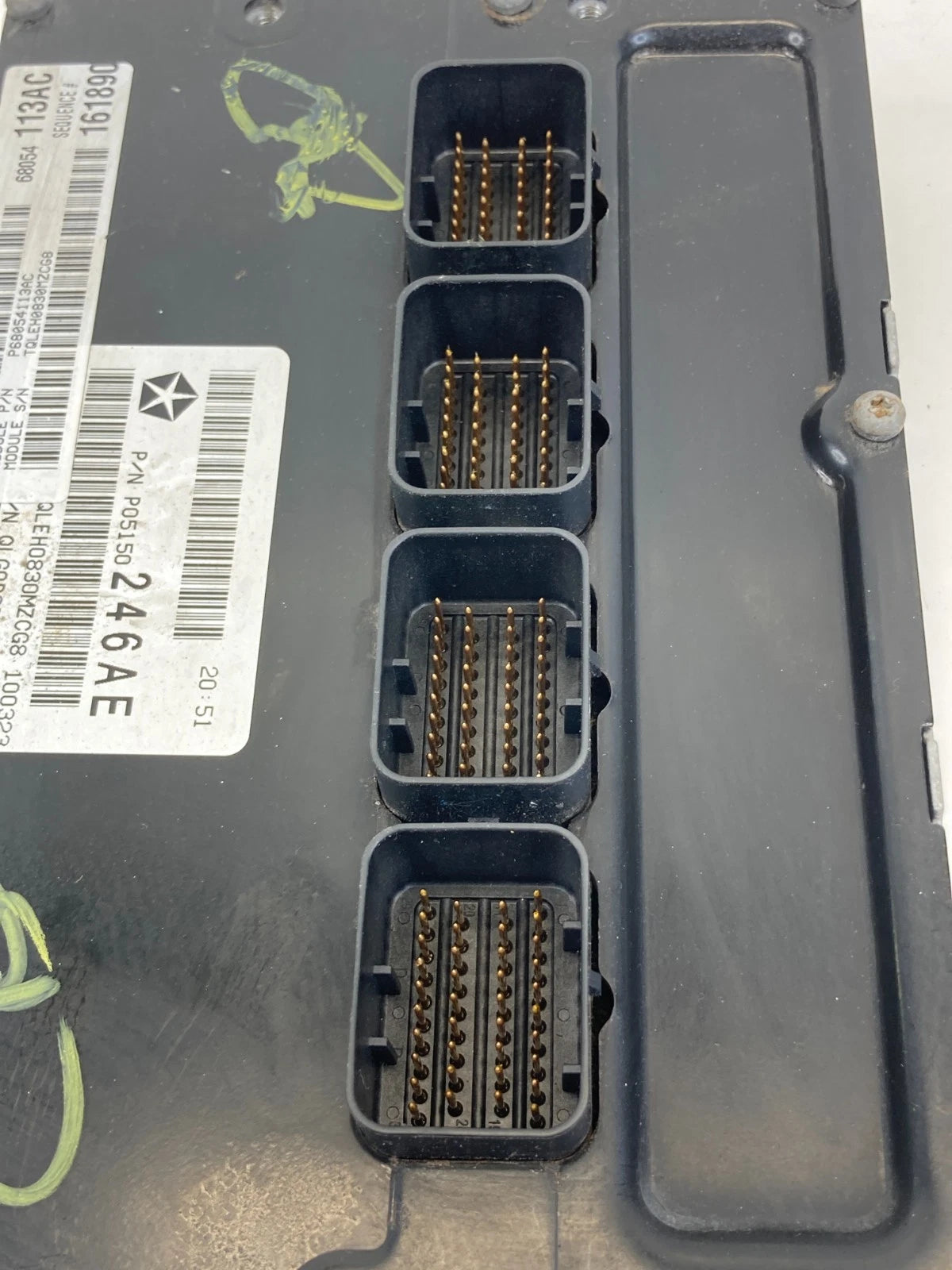 2008-2010 DODGE CHARGER 2.7L ENGINE COMPUTER CONTROL MODULE ECU ECM 05150246AE