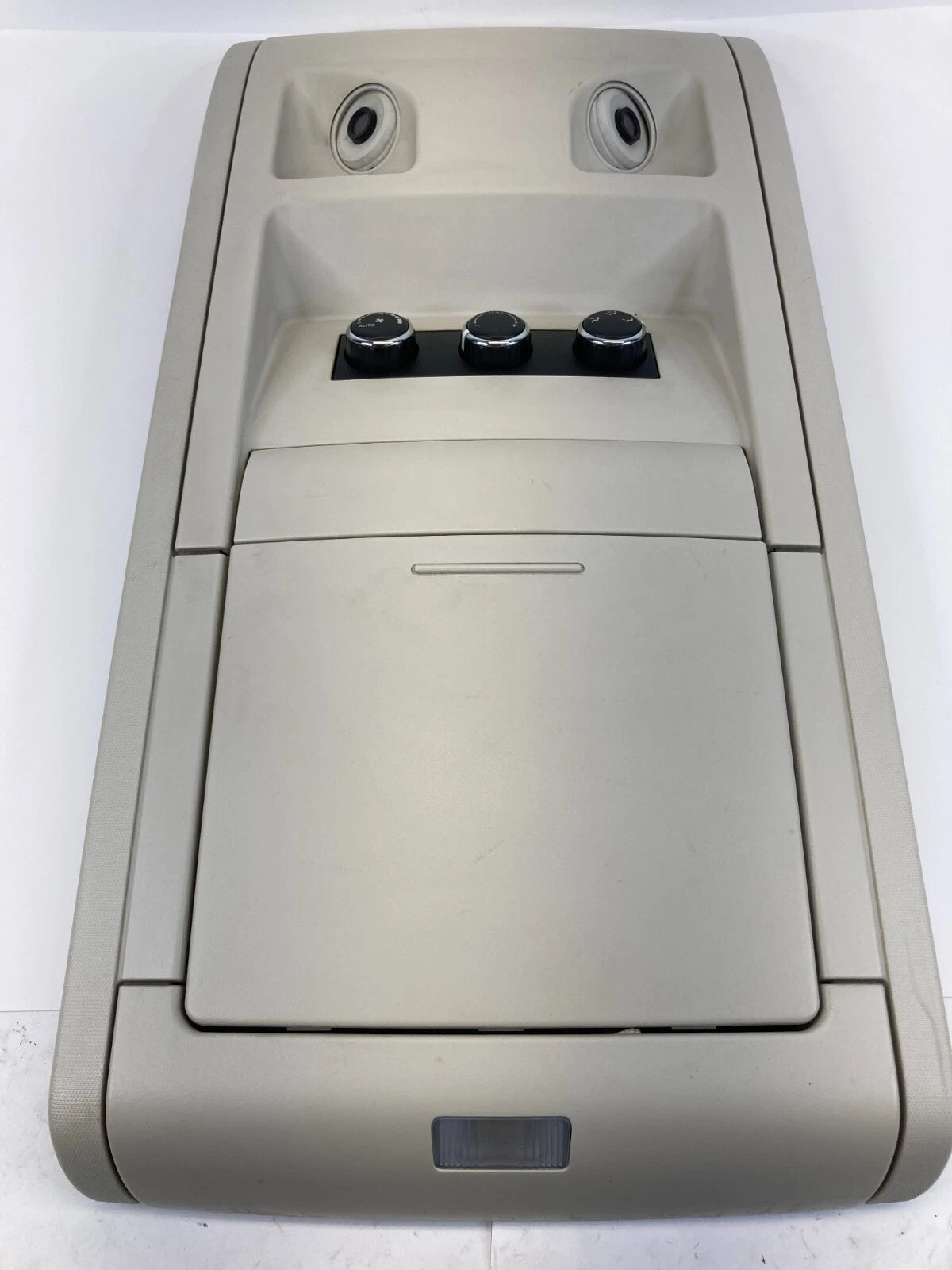 2009-2014 VOLKSWAGEN ROUTAN ROOF OVERHEAD CONSOLE W/ CLIMATE CONTROL 1KN21DW1AA