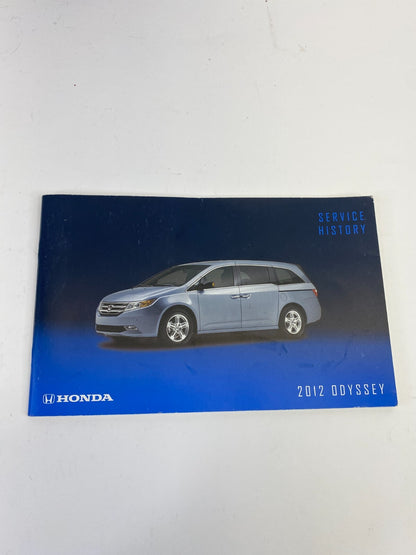 2012 Honda Odyssey Owners Manual Guide Warranty Information Navigation Set Case