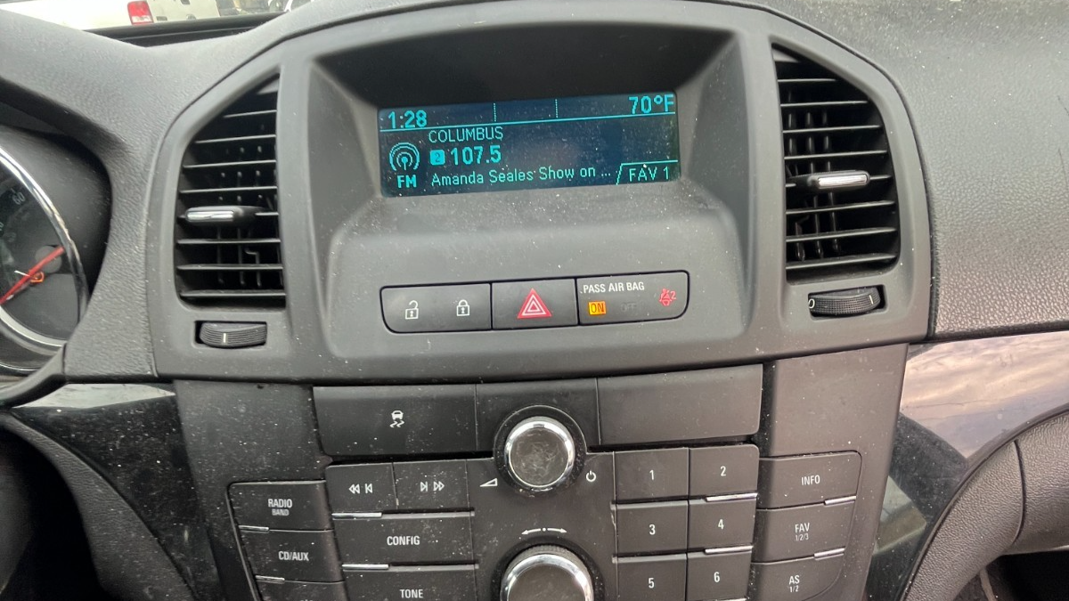 2011-2013 Buick Regal Dash Display Info Information Screen Unit 12783136 OEM