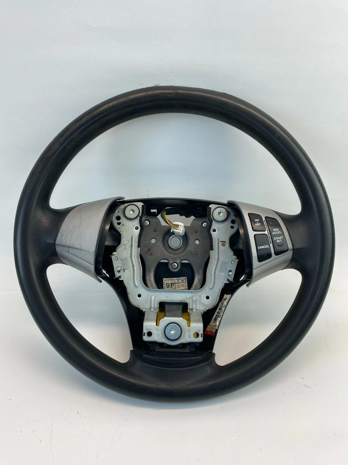 2006-2010 Hyundai Elantra Steering Wheel W/ Cruise Control Switch Black OEM