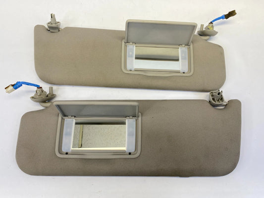 11-17 HONDA ODYSSEY W SUNROOF LEFT & RIGHT SUN VISOR SUNVISOR SET W/ LIGHT OEM