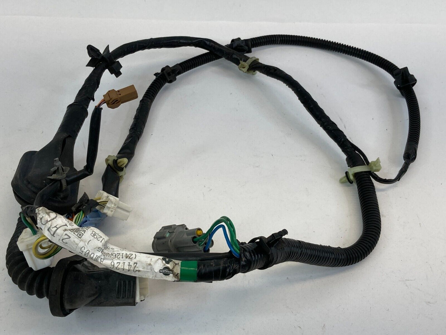 03 04 Infiniti G35 Sedan Rear Right Door Panel Wire Wiring Harness 24126-AM605