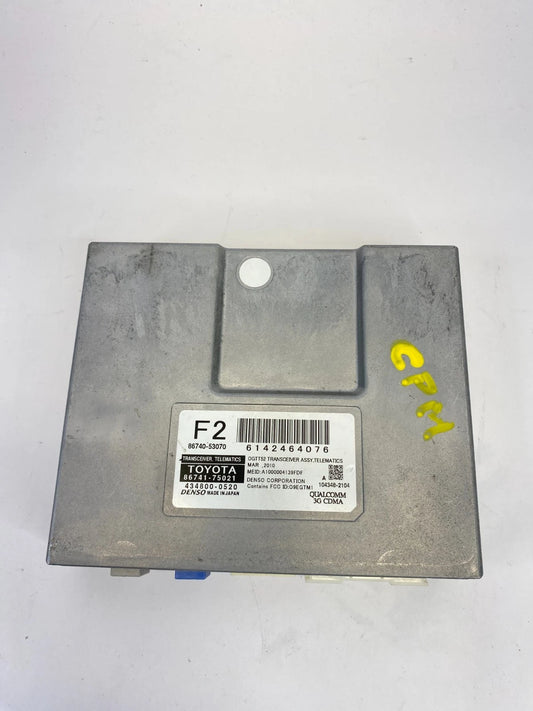 2006-2013 LEXUS IS250 TRANSCEIVER TELEMATICS CONTROL MODULE 86740-53070 OEM