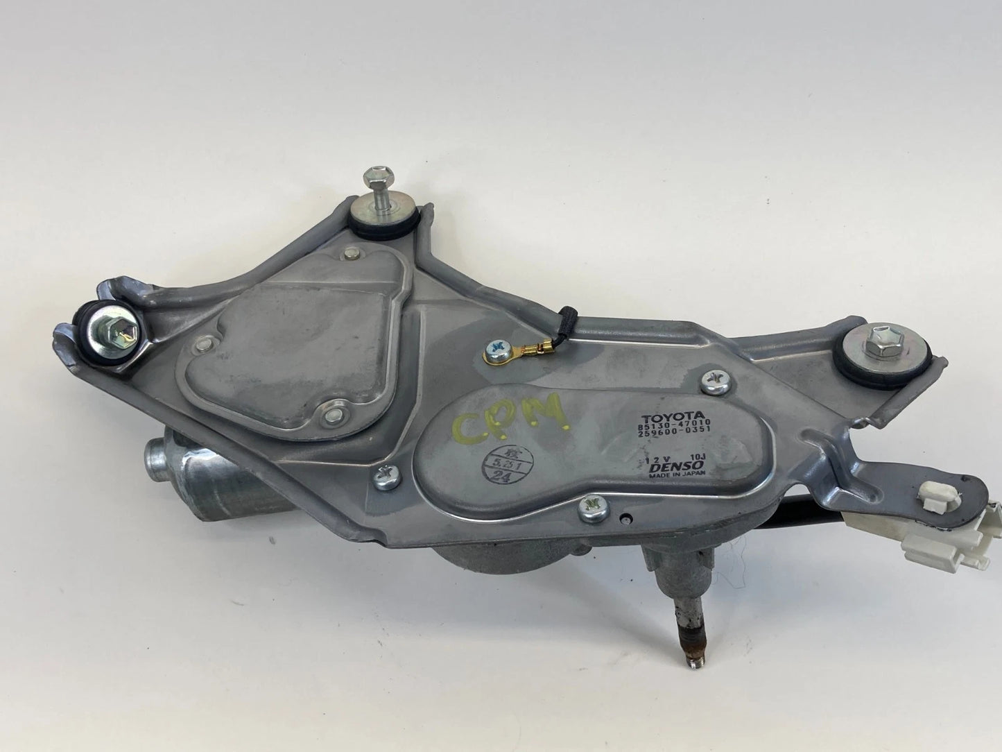 2004-2009 TOYOTA PRIUS REAR LIFTGATE WINDSHIELD WIPER MOTOR 85130-47010 OEM