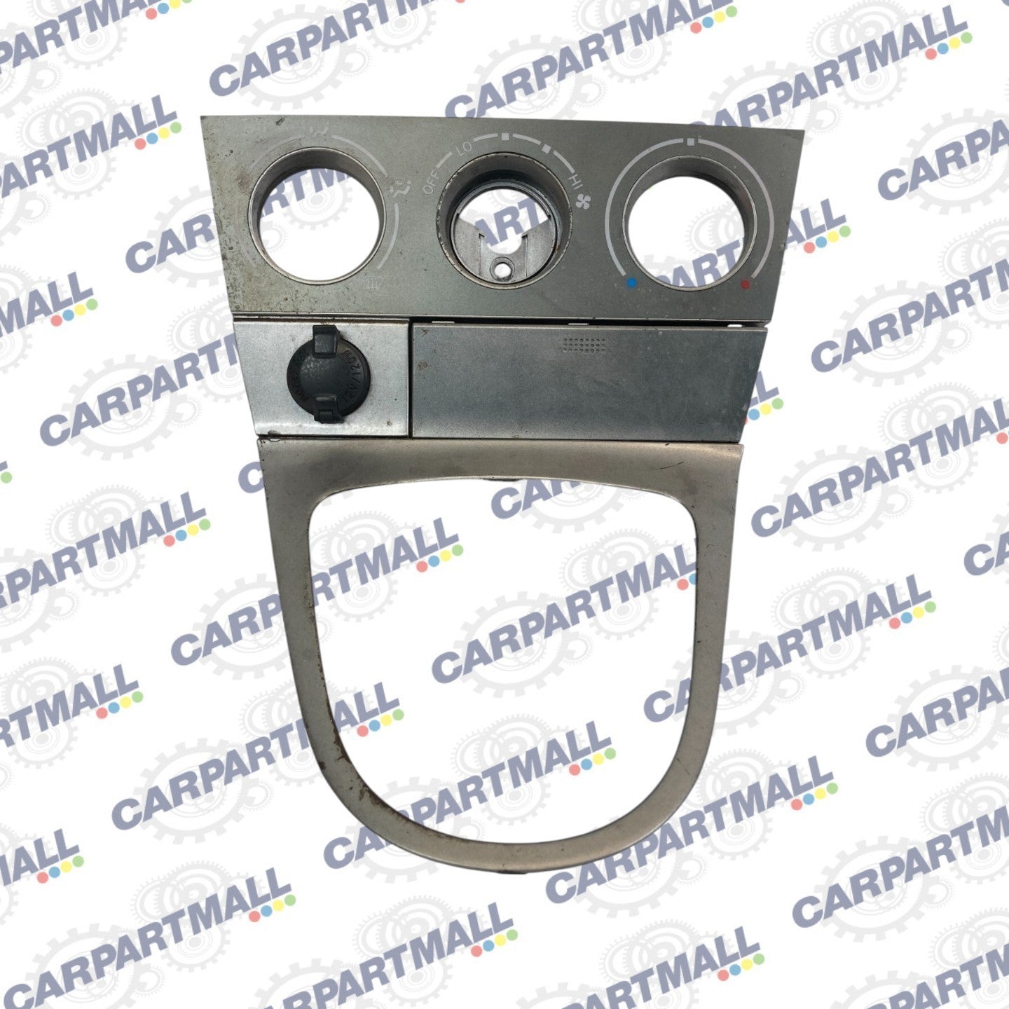 03-08 Toyota Matrix Shifter Climate Control Trim Bezel w Storage & Power Outlet