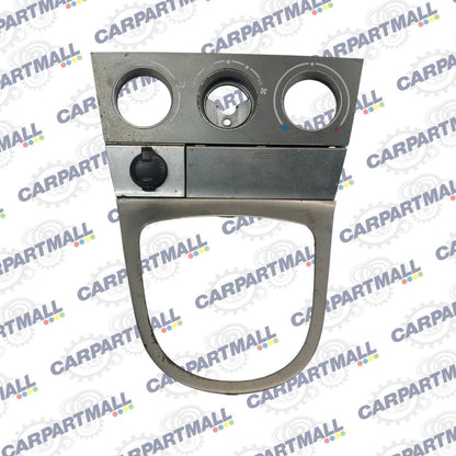 03-08 Toyota Matrix Shifter Climate Control Trim Bezel w Storage & Power Outlet