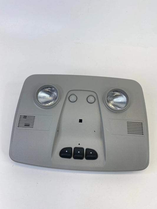 2009-2017 CHEVROLET TRAVERSE OVERHEAD ROOF CONSOLE GRAY DOME LIGHT OEM