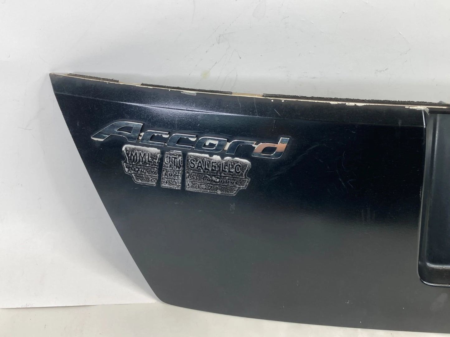 2008-2012 Honda Accord Sedan Rear Trunk License Plate Holder Molding Bezel OEM