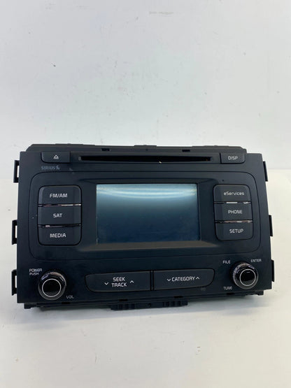2015-2017 KIA SEDONA AM/FM RADIO RECEIVER CD DISC PLAYER 96160-A9000WAC OEM