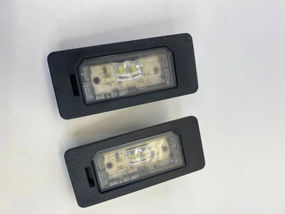 11-21 BMW X3 REAR TRUNK LID LICENSE PLATE LIGHT LAMP PAIR SET 63267193293 OEM