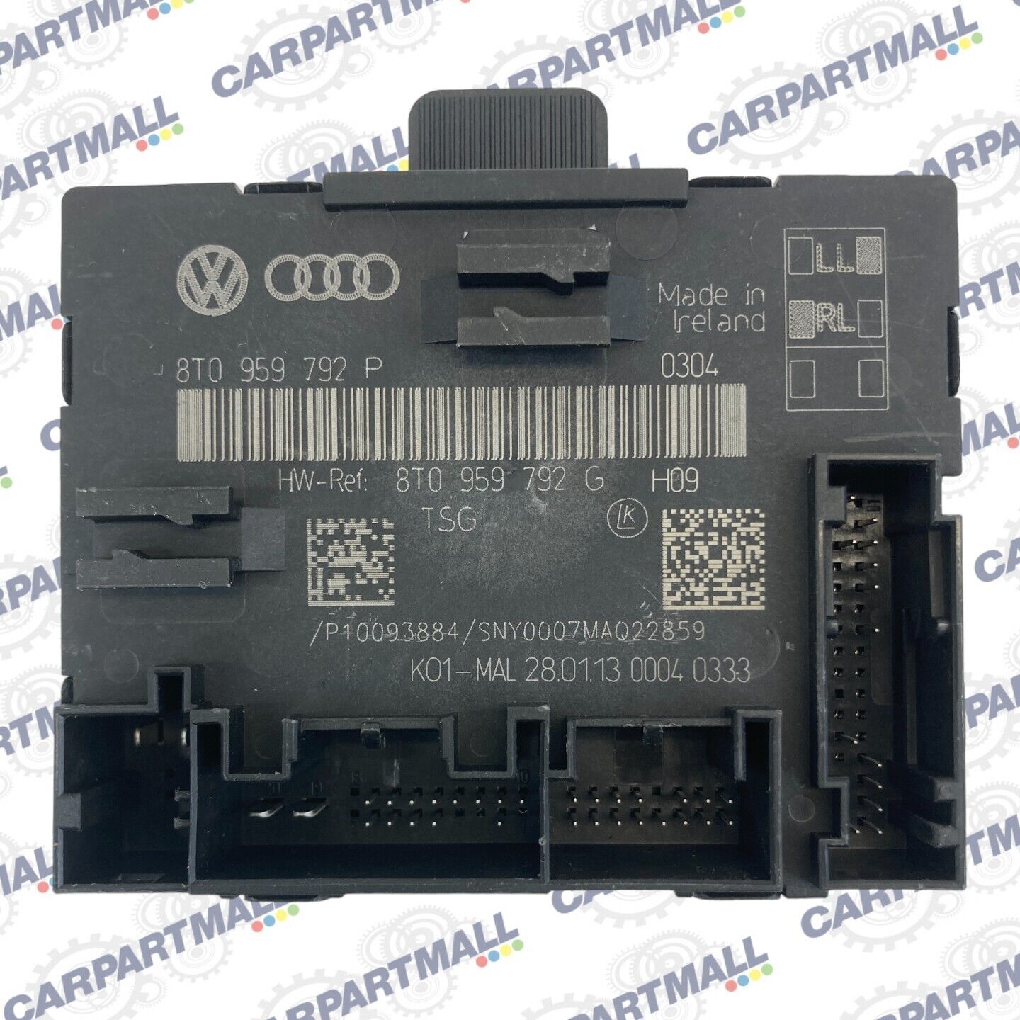 2013-2016 Audi A4 Front Right Side Door Locking Control Module 8T0-959-792-P