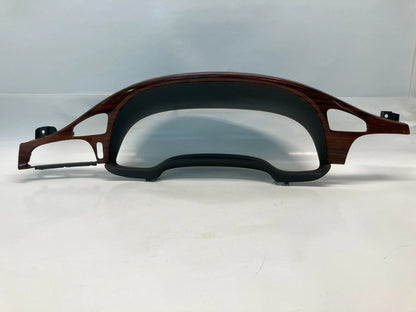 2000-2005 CADILLAC DEVILLE SEDAN 4.6L V8 AUTO SPEEDOMETER BEZEL TRIM WOODGRAIN