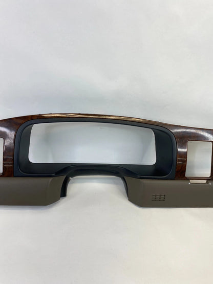 1998-2002 LINCOLN TOWN CAR DASH INSTRUMENT PANEL CLUSTER BEZEL COVER TRIM OEM
