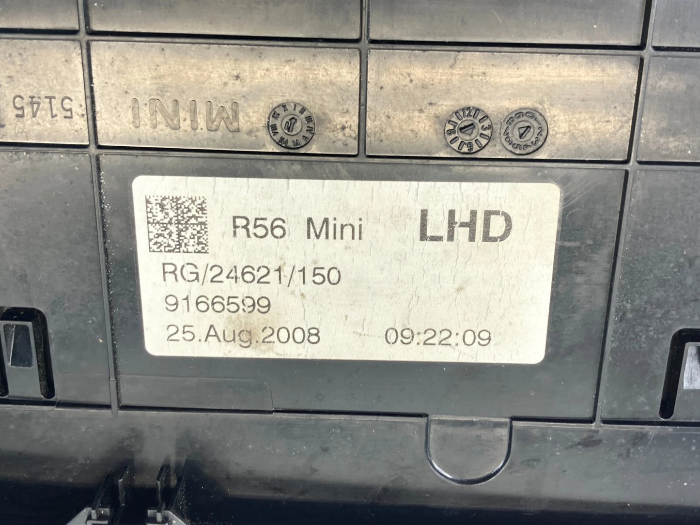 2007-2015 MINI COOPER DASH UPPER PANEL STORAGE BOX COMPARTMENT 9166599 BLACK OEM