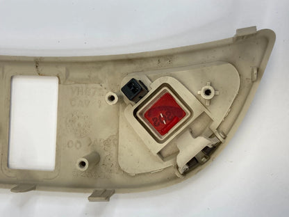 2000-2003 MERCEDES-BENZ ML 320 OVERHEAD CONSOLE EMERGENCY SOS SWITCH BEZEL OEM