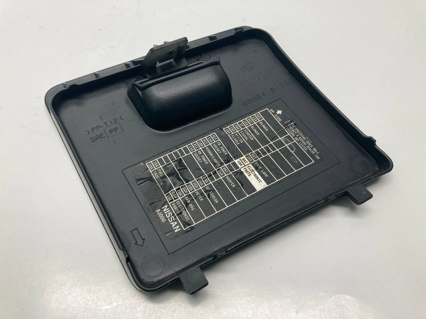 02-04 NISSAN ALTIMA 04-08 MAXIMA INTERIOR DASH FUSE BOX LID DOOR PANEL