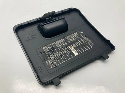 02-04 NISSAN ALTIMA 04-08 MAXIMA INTERIOR DASH FUSE BOX LID DOOR PANEL