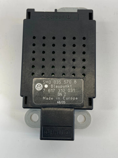 06-14 VOLKSWAGEN GTI 2.0L ANTENNA AMPLIFIER CONTROL MODULE 5M0-035-570-B OEM