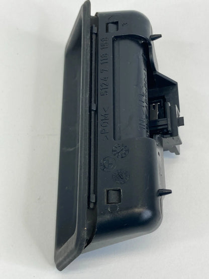2009 2010 BMW 535I XDRIVE REAR TRUNK HANDLE RELEASE SWITCH ASSEMBLY 51247118158