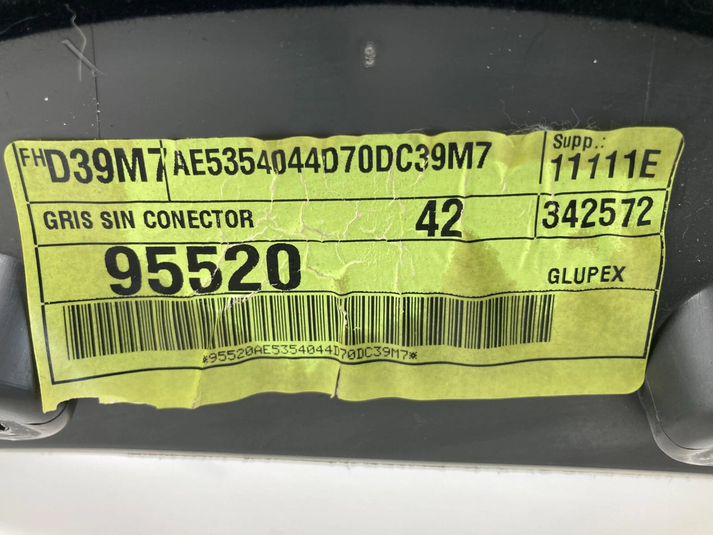 10-12 FORD FUSION DASH CLUSTER SPEEDOMETER UPPER BEZEL TRIM COVER 8E53-3530-AA