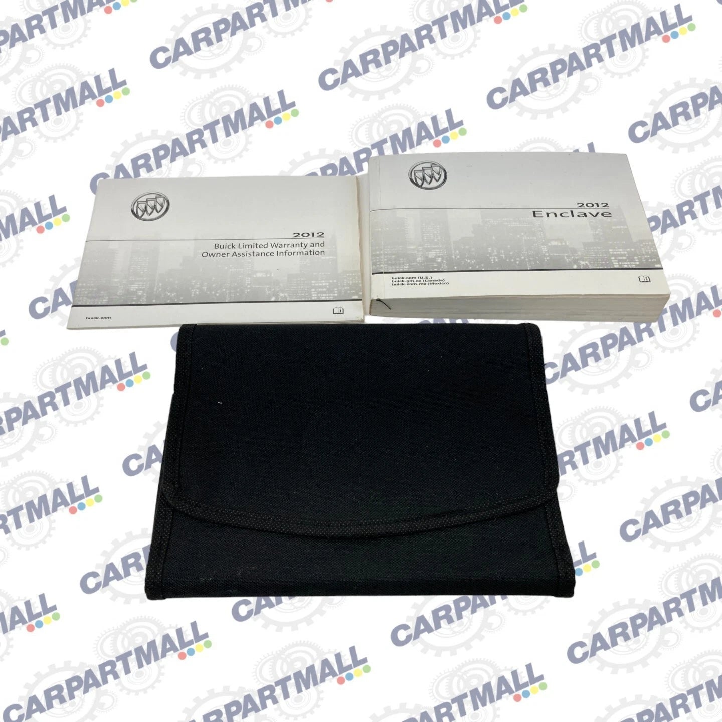 2012 12 BUICK ENCLAVE BASE OWNERS MANUAL GUIDE INFOMATION BOOK W/ CASE SET OEM