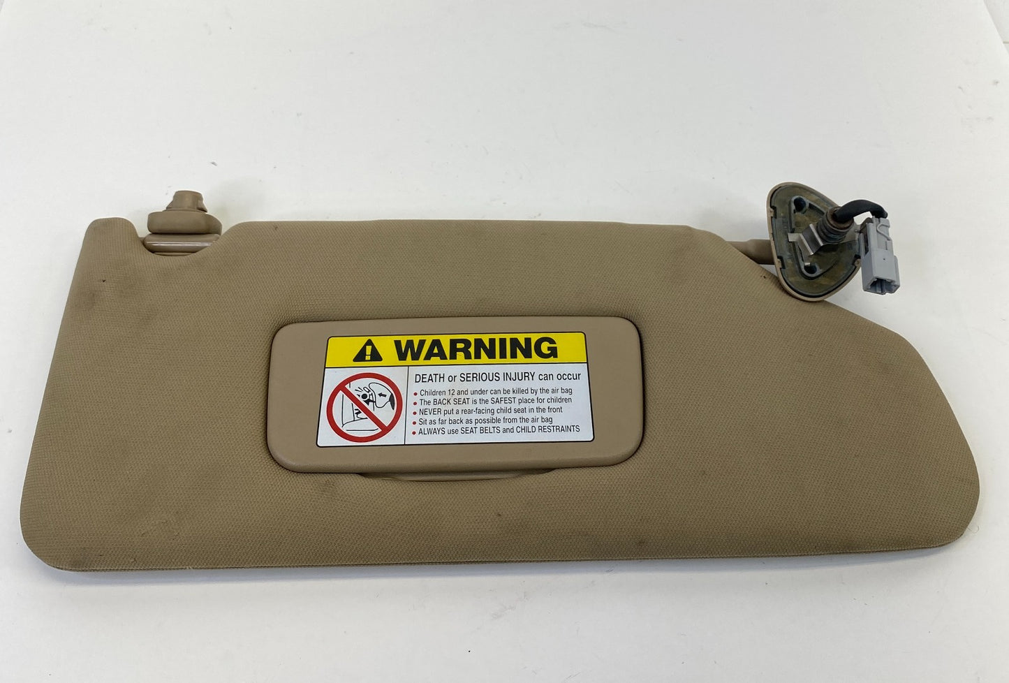 2003-2007 Honda Accord COUPE Right Side Sun Visor Sunvisor w/ Lights & Mirror