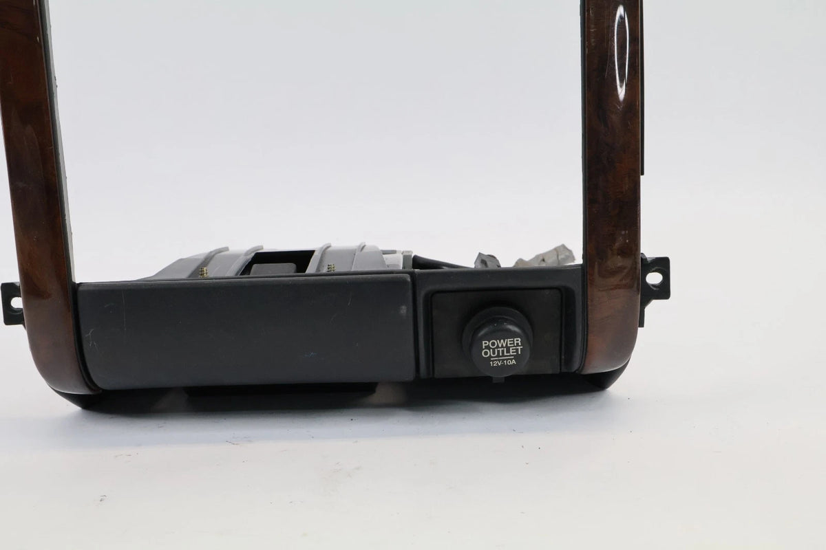 2003-2005 HONDA PILOT LOWER CENTER DASH TRIM BEZEL W/ POWER OUTLET ASHTRAY OEM
