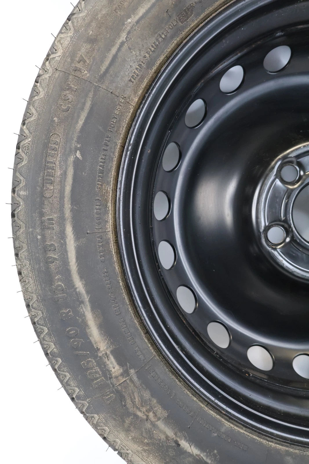 01-05 MERCEDES-BENZ C240 SPARE TIRE RIM WHEEL COMPACT DONUT 125/90/R16 98M OEM