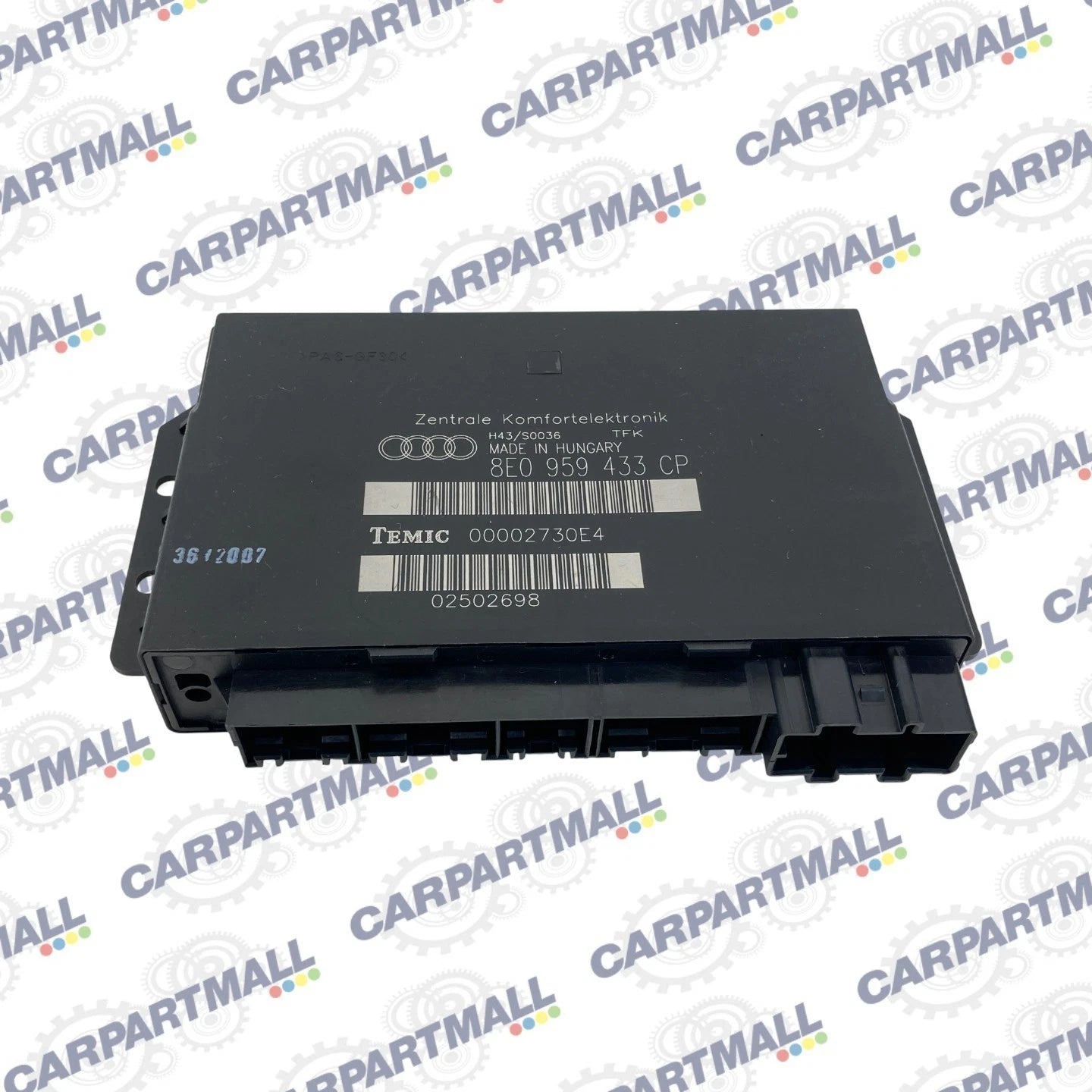 2005-2008 AUDI A4 QUATTRO COMFORT CONTROL MODULE CCM 8E0-959-433-CP OEM