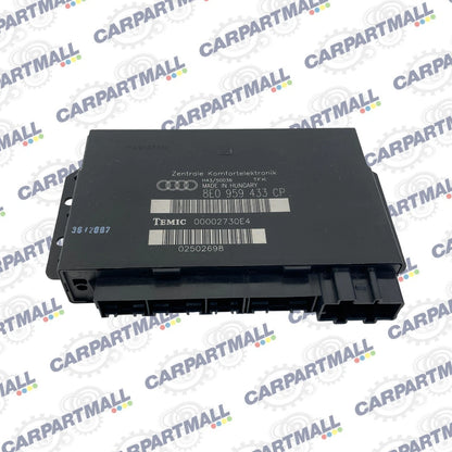 2005-2008 AUDI A4 QUATTRO COMFORT CONTROL MODULE CCM 8E0-959-433-CP OEM