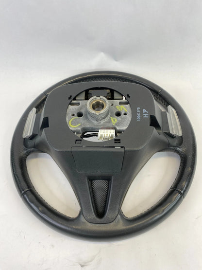 2009-2013 HONDA FIT STEERING WHEEL W/ CRUISE CONTROL SWITCH ASSEMBLY LEATHER OEM