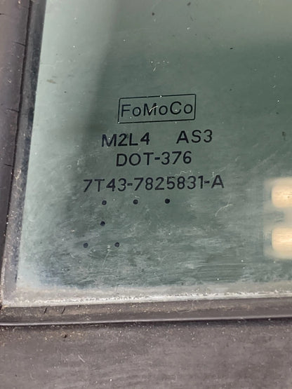 2007-2014 FORD EDGE REAR LEFT SIDE QUARTER VENT WINDOW GLASS 7T43-7825831-A OEM