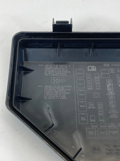 2007 2008 2009 CADILLAC SRX ENGINE BAY FUSE BOX CAP FUSEBOX LID COVER OEM