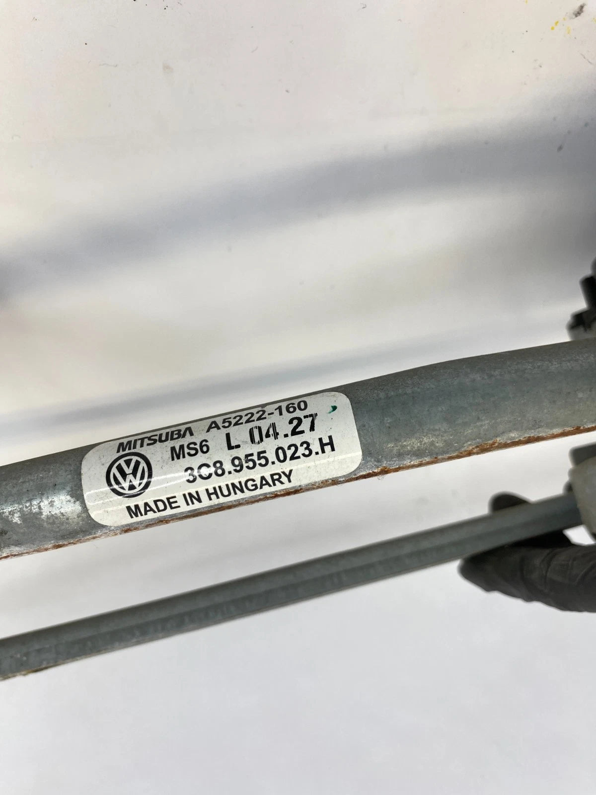 2009-2017 VW CC FRONT WINDSHIELD WIPER MOTOR LINKAGE TRANSMISSION OEM A5222-160